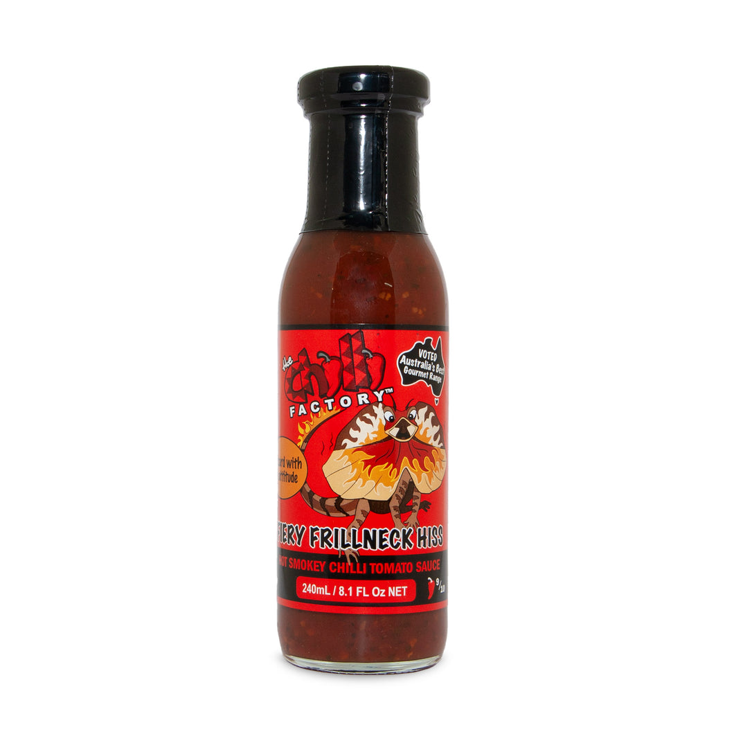 The Chilli Factory Fiery Frillneck Hiss 240ml