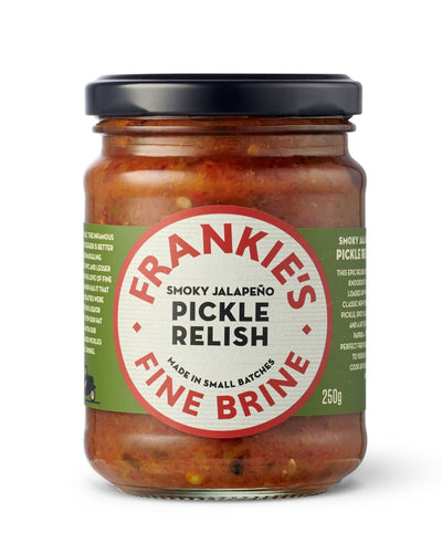 Frankies Fine Brine Smoky Jalapeno Pickle Relish 250g
