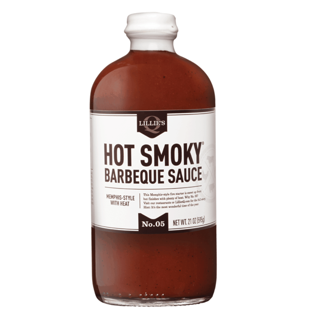 Lillie’s Q Hot Smoky Barbecue Sauce 595g